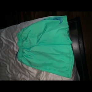 Lime Green Kids Nike Bathing Suit Small